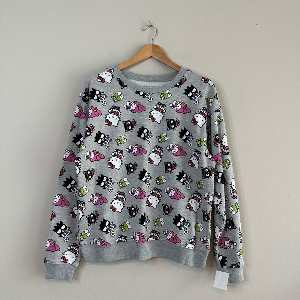NWT | Hybrid Apparel | Sanrio Hello Kitty & Friends Sweatshirt | Gray | Large - Picture 8 of 8